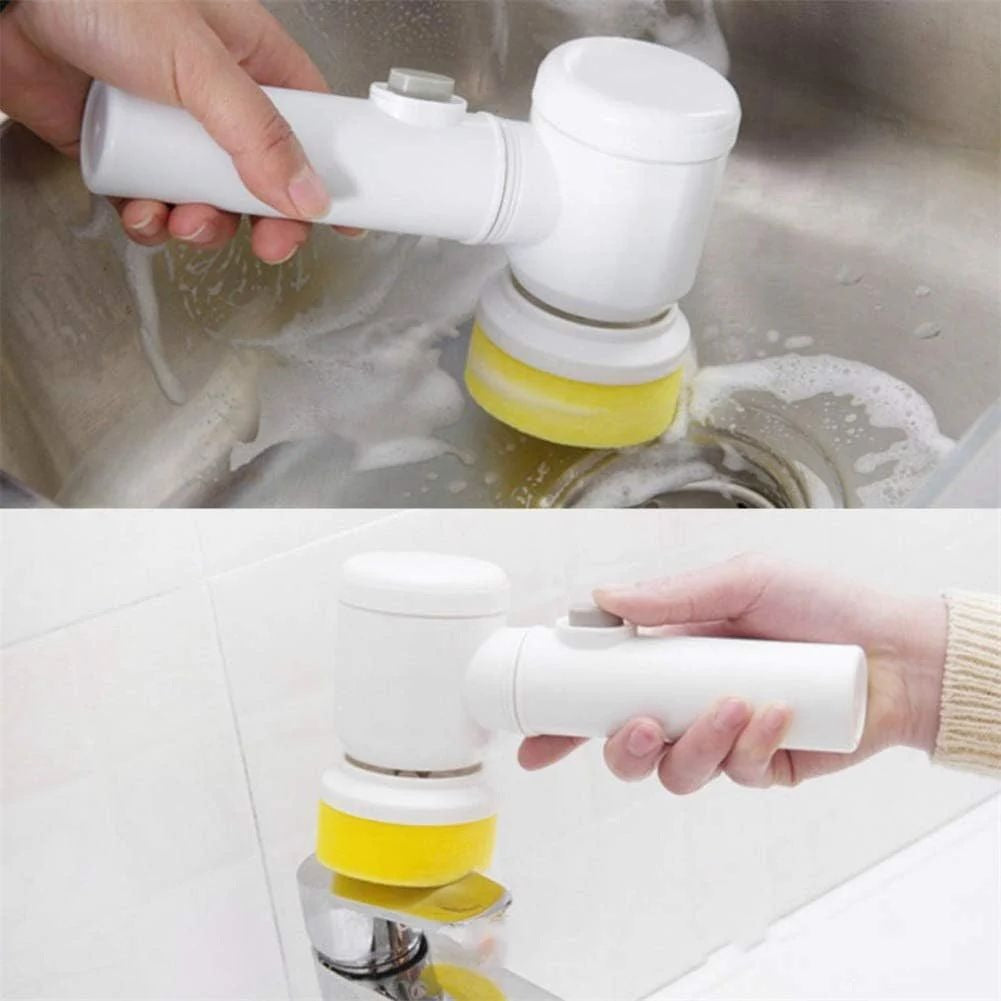Electric Cleaning Brush – 3-in-1 Battery Powered Scrubber
